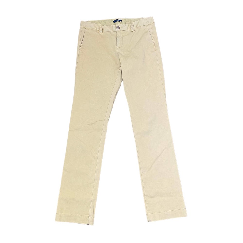 Gap Corduroy Pants Size 2 Regular Yellow Thin Wale Womens Stretch Blend 30X31